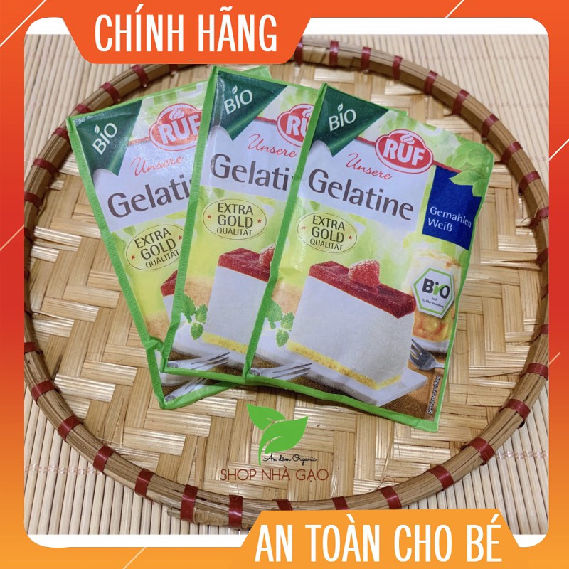 [Freeship] Gelatin hữu cơ dạng bột 9g