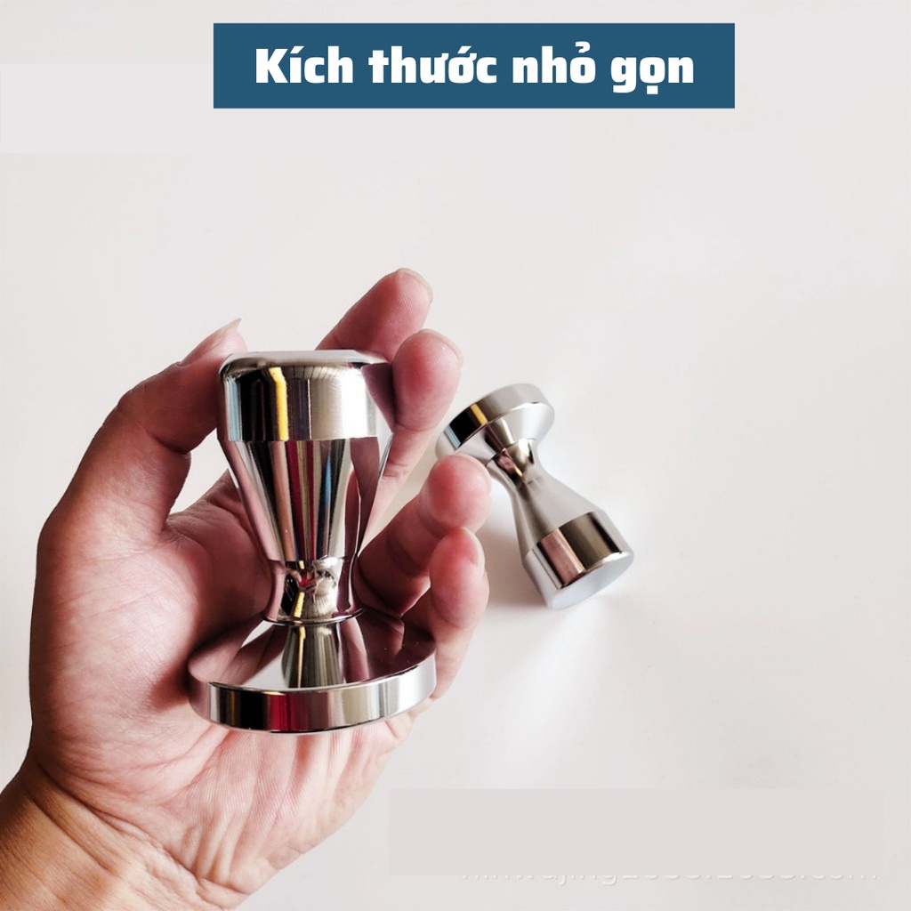 Tamper Dụng Cụ nén cà phê Espresso OCD cao cấp Inox 304 đường kính 49-51-53-58mm trọng lượng lên tới 700g bảo hành 1 năm