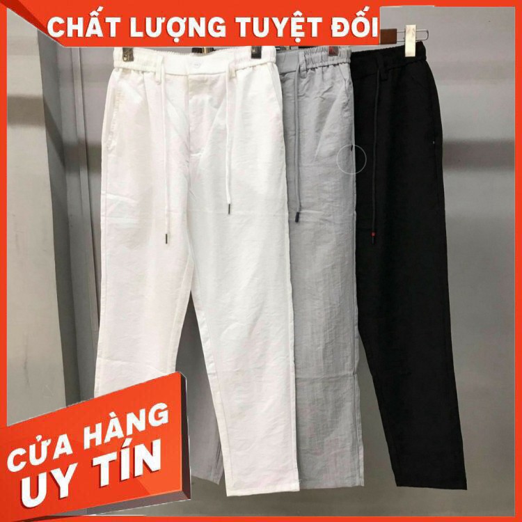 HÀNG CAO CẤP -  Quần Đũi Nam GIÁ RẺ bán Trực Tiếp Từ Xưởng - Vải Đũi Xước Mềm và Mát Thời trang nam  - Hàng Cao Cấp