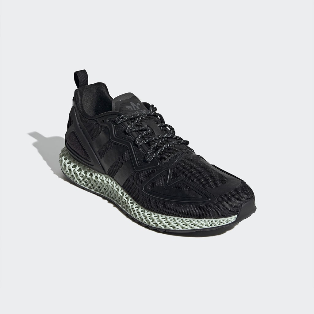 Giày ZX 2K 4D &quot;Core Black&quot; FV9027 - Hàng Chính Hãng - Bounty Sneakers