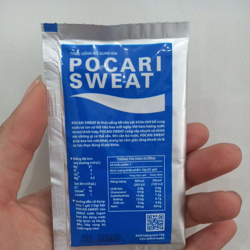 GÓI BỘT BÙ NƯỚC VÀ ĐIỆN GIẢI POCARI SWEAT