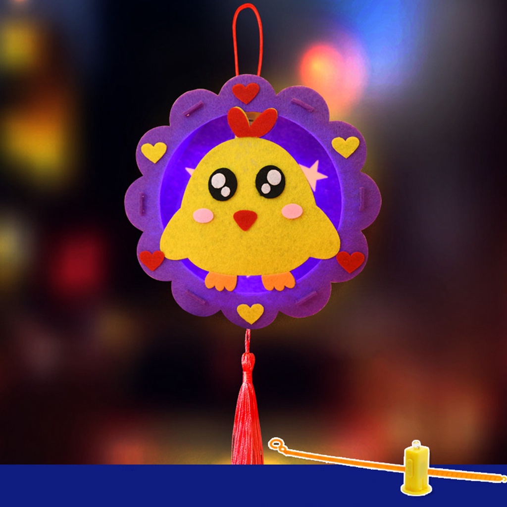 |Superbaby| Lồng Đèn Vải Không Dệt Phát Sáng Phong Cách Trung Hoa Trang Trí Năm Mới