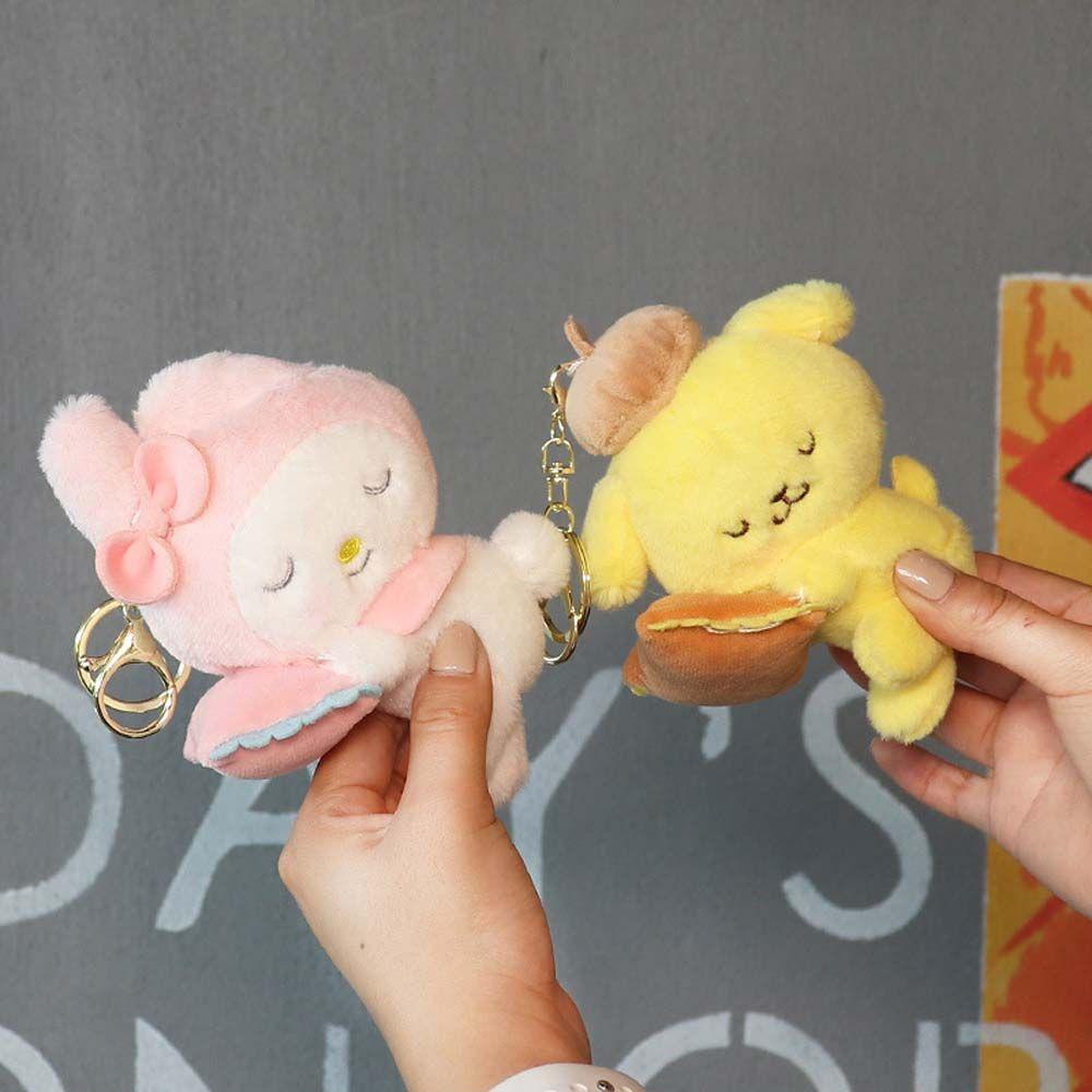 Móc Khóa Hình Melody Nhồi Bông Đáng Yêu Giá Đỡ