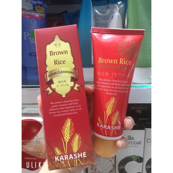 Sữa Rửa Mặt KARASHE 5 in 1 Chiết Xuất Mầm Gạo