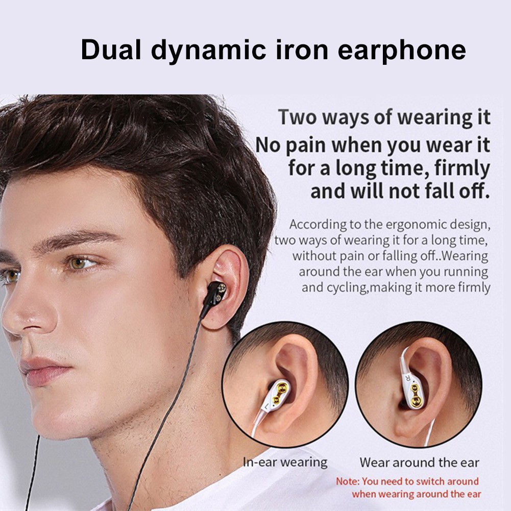 Tai Nghe Nhét Tai Eor V3S Jack 3.5mm Âm Thanh Hifi Sống Động