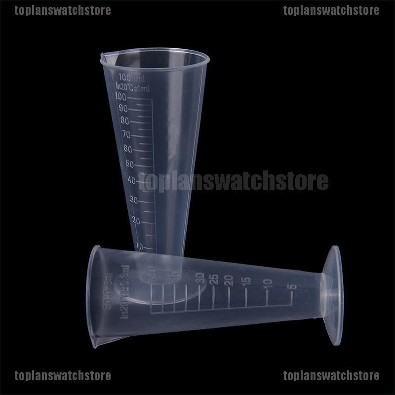 Cốc Đong Bằng Nhựa Trong Suốt Dung Tích 50ml 100ml