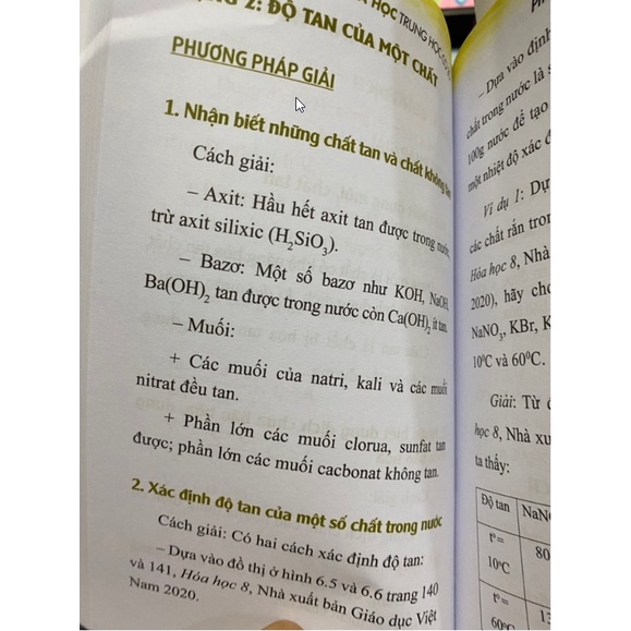 Sách - Sổ tay kiến thức hóa học trung học cơ sở