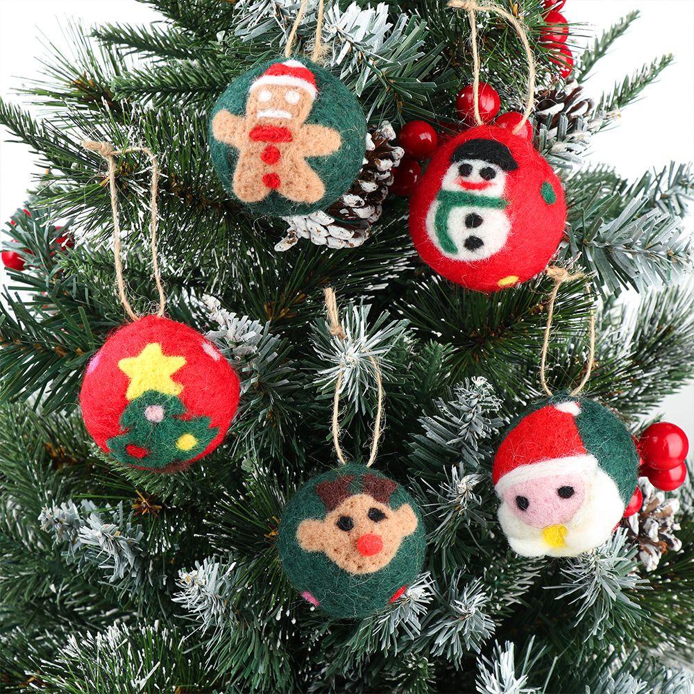 Phụ Kiện Treo Trang Trí Giáng Sinh Hình Tuần Lộc / Ông Già Noel