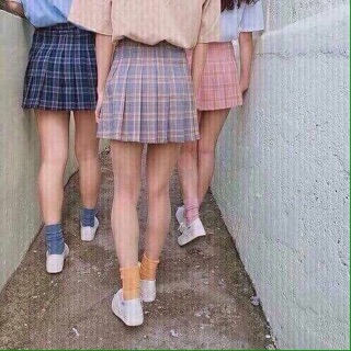 Chân váy caro Ulzzang