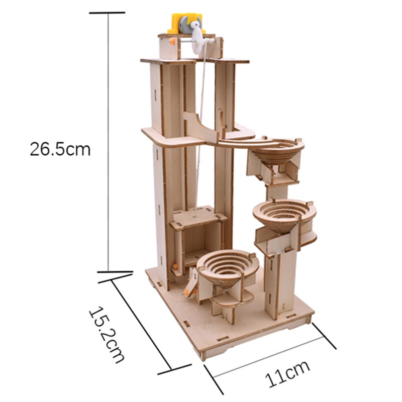 Đồ Chơi Quả Bóng Thang Máy Điện Tử 3D Thủ Công Giáo Dục Cho Bé