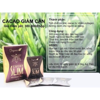 Giảm cân ca cao slim organic mwhite