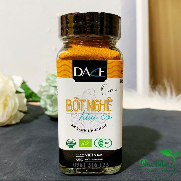 Bột nghệ hữu cơ Dace 55g