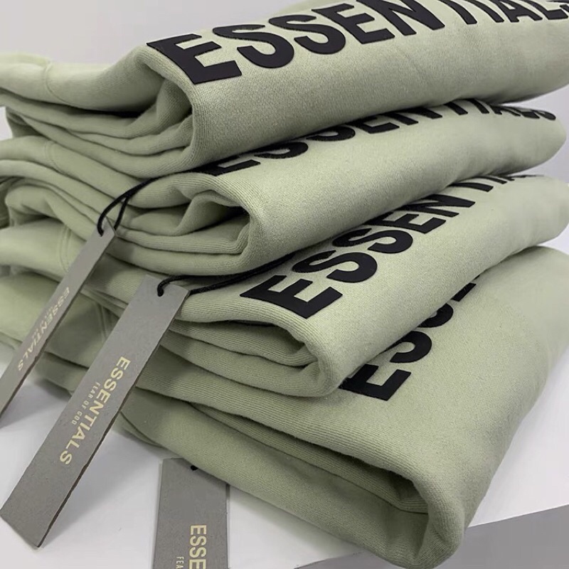 Áo sweater nỉ da cá Essentials