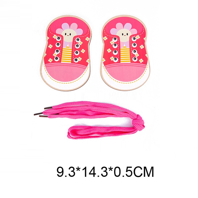 Montessori Đồ Chơi May Vá Bằng Gỗ Cho Bé Mẫu Giáo