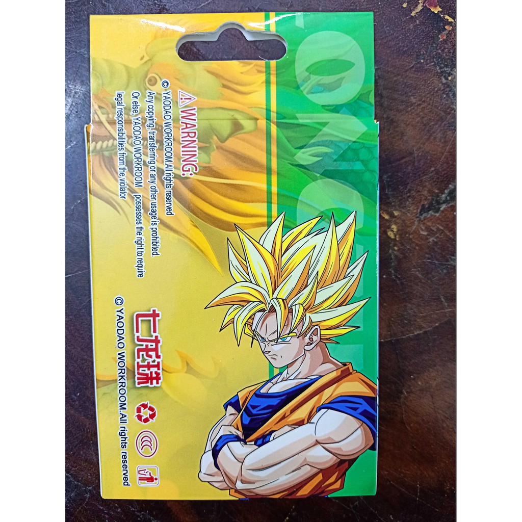 (có hộp đựng) Bộ bài Tây anime dragon ball , bộ Tú 7 viên Ngọc rồng