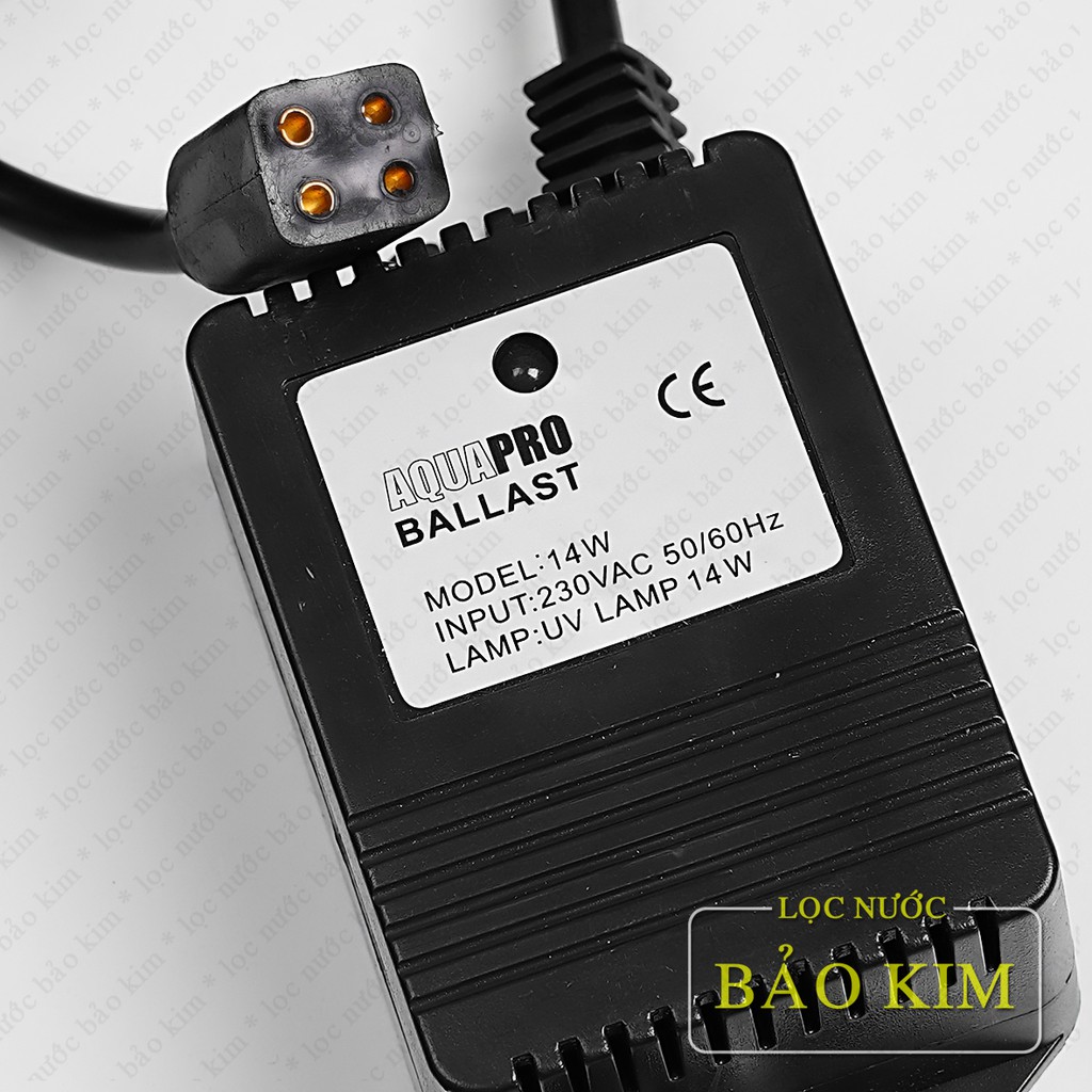 Adaptor 14W - Ballast biến áp chuyển nguồn đèn cực tím UV 14W - 4 chấu