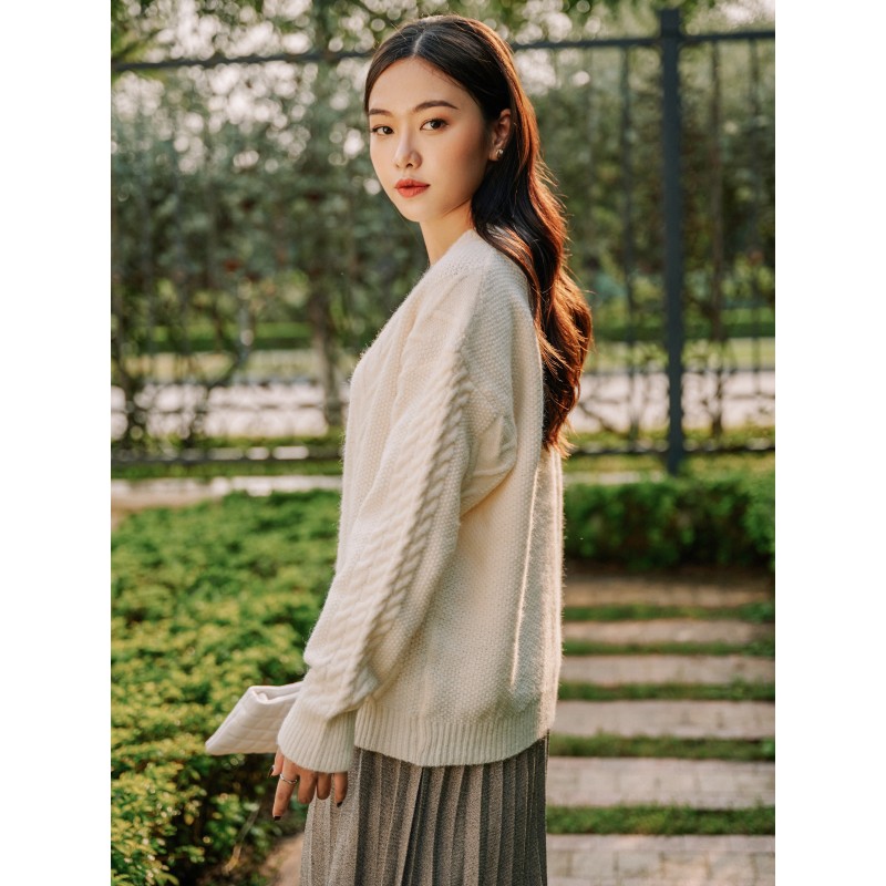 Oyster and Snail - Áo Biscuit Knit - 0001