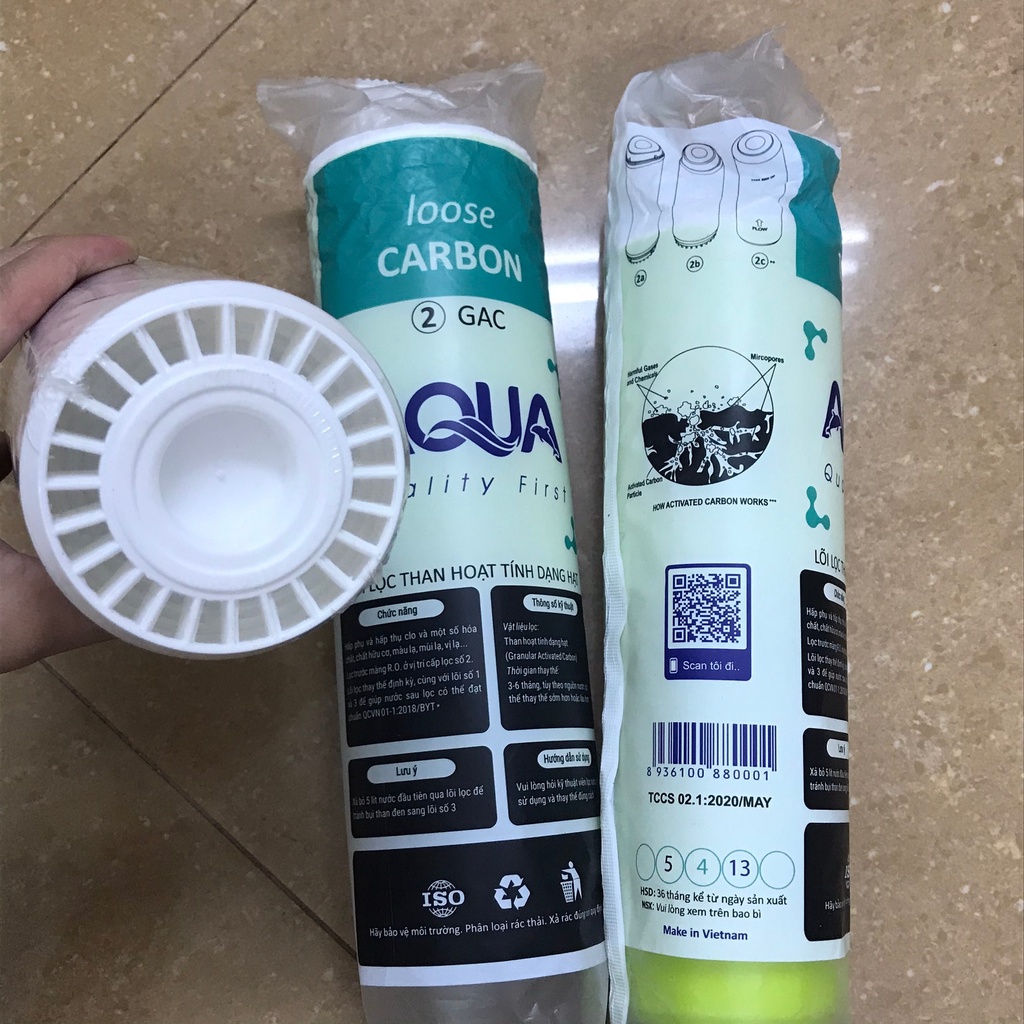 Bộ 3 lõi lọc nước 123 Karofi Aqua