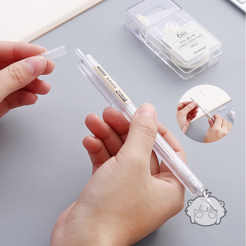 Bút chì bấm 2b giá rẻ Winzige thiết kế trong suốt cao cấp 0.5mm/0.7mm