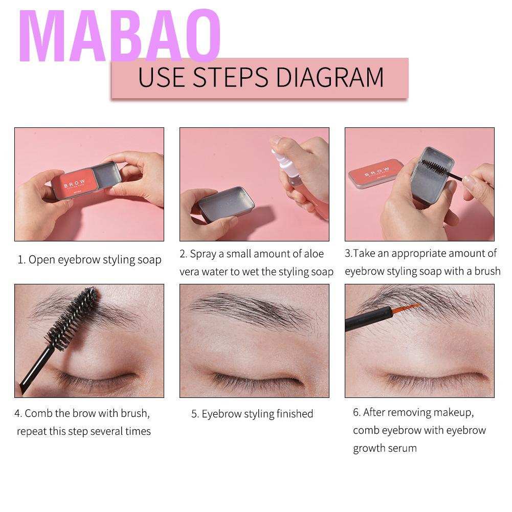 (hàng Mới Về) Bộ Mỹ Phẩm Chăm Sóc Lông Mày Tạo Kiểu 20g + 5ml + 50ml Mabao | BigBuy360 - bigbuy360.vn
