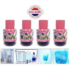 Bộ 4 chai thả bồn cầu Mr.Fresh Hàn Quốc 180g (Hương Hoa Ly)