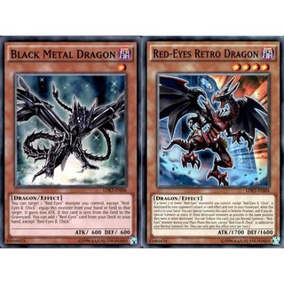 Bài Yugioh - Combo Black Metal Dragon + Red-Eyes Retro Dragon # Effect Triệu Hồi Red Eyes Black Dragon