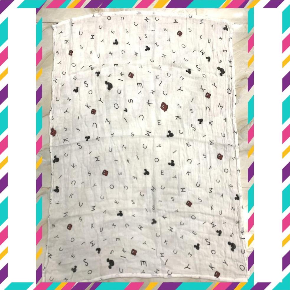 Khăn Tắm Cho Bé Cotton Sợi Tre 3 Lớp 90 x70cm