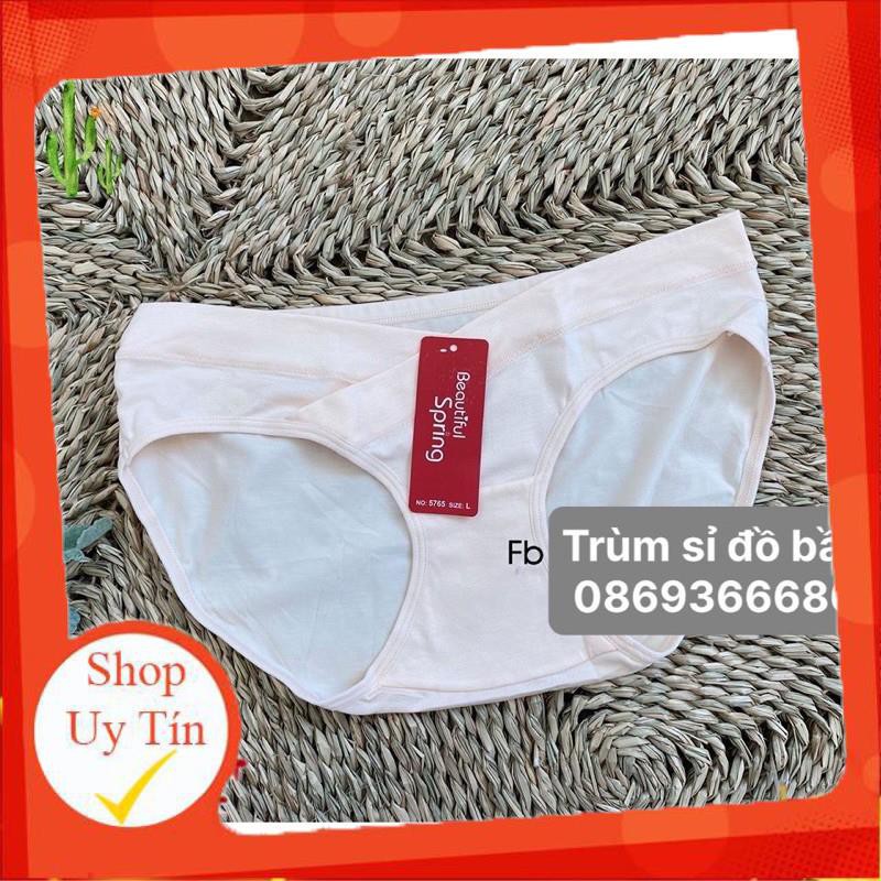 Quần lót bầu Ki An QL5765 chính hãng spring mác đỏ ko phải mác xanh☘️quần chip bầu%cotton co giãn 4 chiều kháng khuẩn