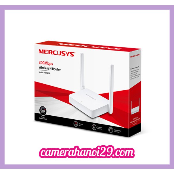 Bộ phát wifi Mercusys MW305R 2 râu tốc độ 300Mbps
