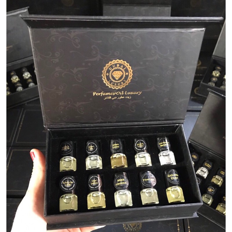 Chính hãng loại 1  ] set 10 lăn tinh dầu dubai nam nữ thơm lâu kèm bill | Thế Giới Skin Care