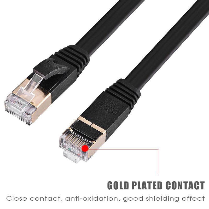 Dây Cáp Mạng Lan CAT7 RJ45 600MHz Có Thể Thu Gọn