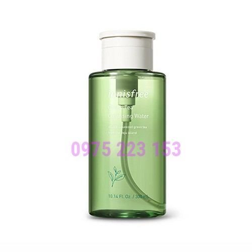 Nước Tẩy Trang Cho Da Dầu Mụn Innisfree Green Tea Cleansing Water 300ml