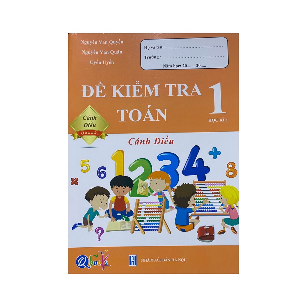 Sách - Đề kiểm tra toán 1 học kì 1 ( Cánh diều )