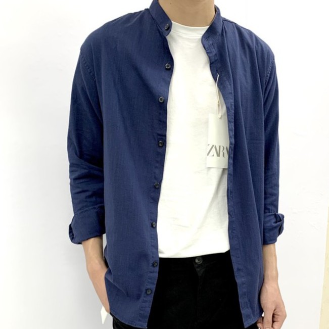 Áo sơ mi nam dài tay cao cấp chất đũi DICYDE BH.D.Z.24