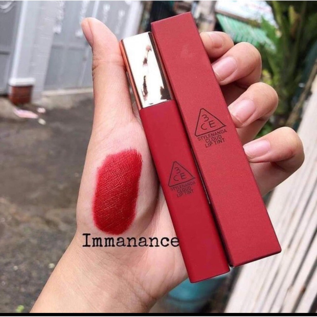 [Hàng Chuẩn Hàn] Son kem 3ce Cloud lip Tint, lên màu đẹp có bill mua hàng