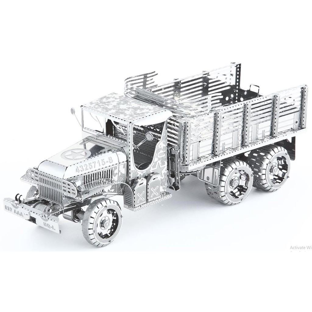 Mô Hình Lắp Ráp 3d Xe Tải Quân Sự GMC CCKW-353 - Hoa Kỳ