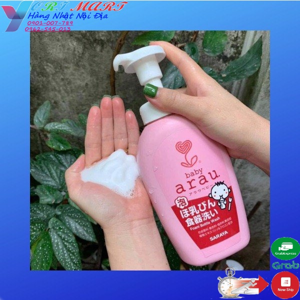 Nước rửa bình arau Baby 500ml Nhật Bản