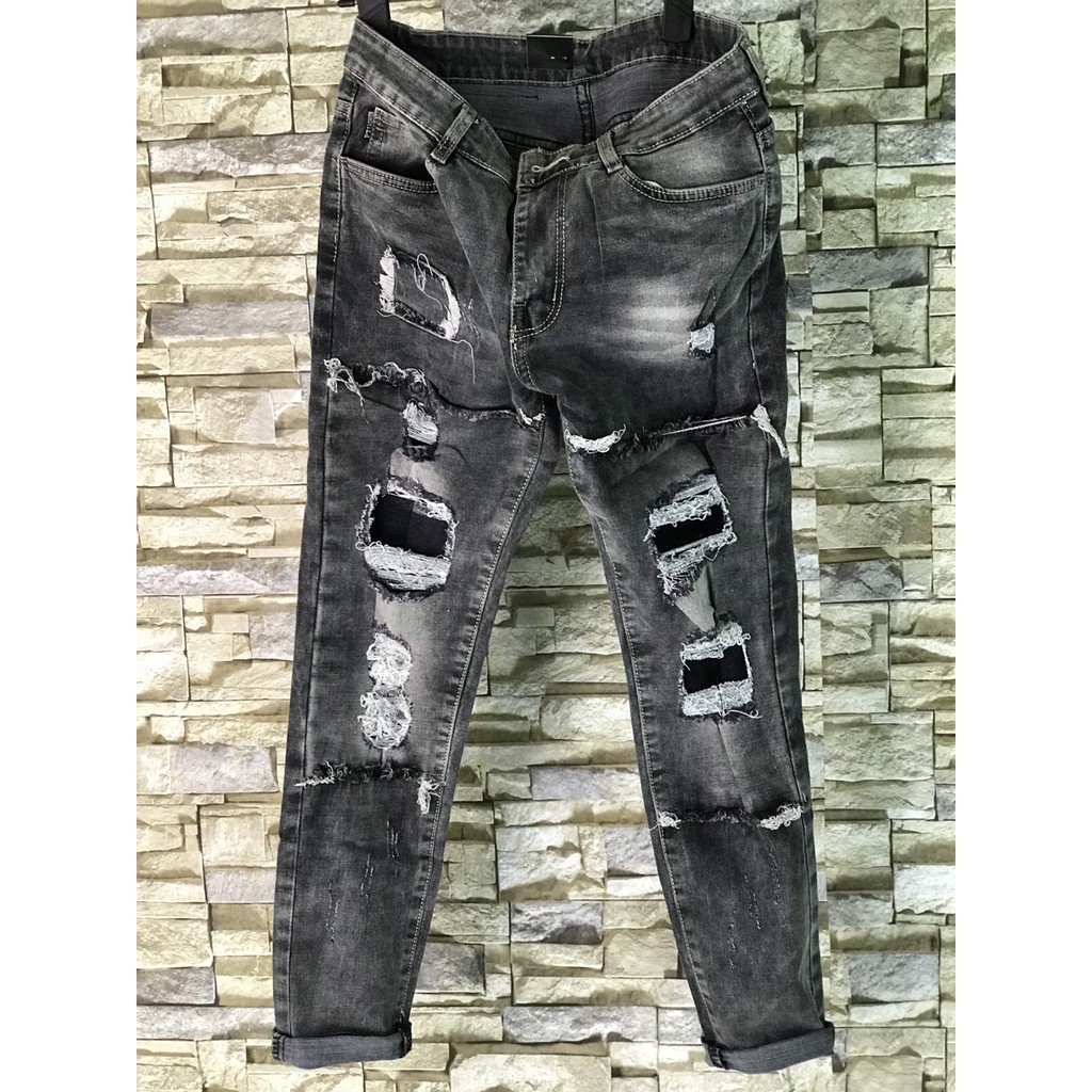 Quần jean nam bò xanh khói Hàn Quốc Cao Cấp | BigBuy360 - bigbuy360.vn