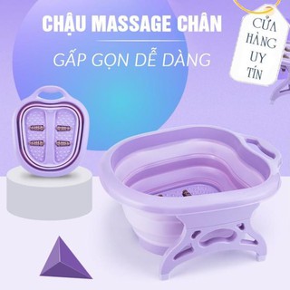 ⚡FREESHIP⚡ Chậu ngâm chân massage gấp gọn - Bồn ngâm chân Hàng Nội Địa Cao Cấp!