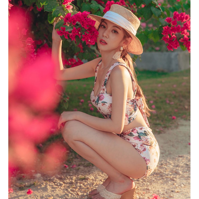 [THANH LÝ] Bộ Đồ bơi Bikini 2 mảnh Vintage Rose 9028 [Tặng 02 mút đệm ngực] | BigBuy360 - bigbuy360.vn