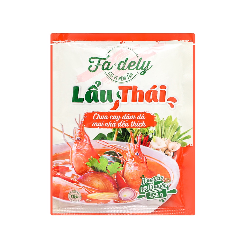 Gia vị nêm sẵn lẩu Thái Fadely 50g