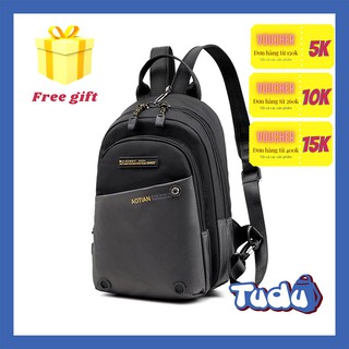 Balo Mini, Ba Lô Nam Kết Hợp Túi Đeo Chéo, Ba Lo Nam Nhỏ Gọn Thời Trang Hàn Quốc CN176