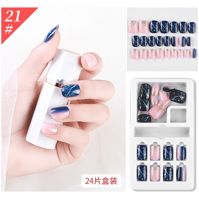 [Hàng mới về] Móng tay giả xinh xắn nhiều màu tùy chọn
