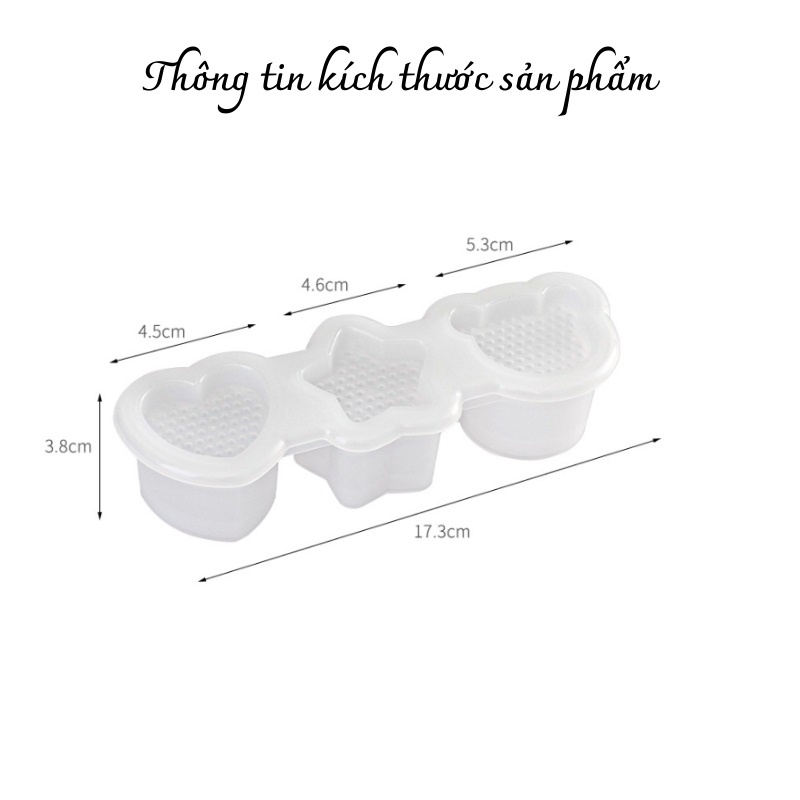 Khuôn làm cơm nắm, trứng luộc bento tạo hình cho bé ăn dặm Inomata hàng nội địa Nhật Bản AD81