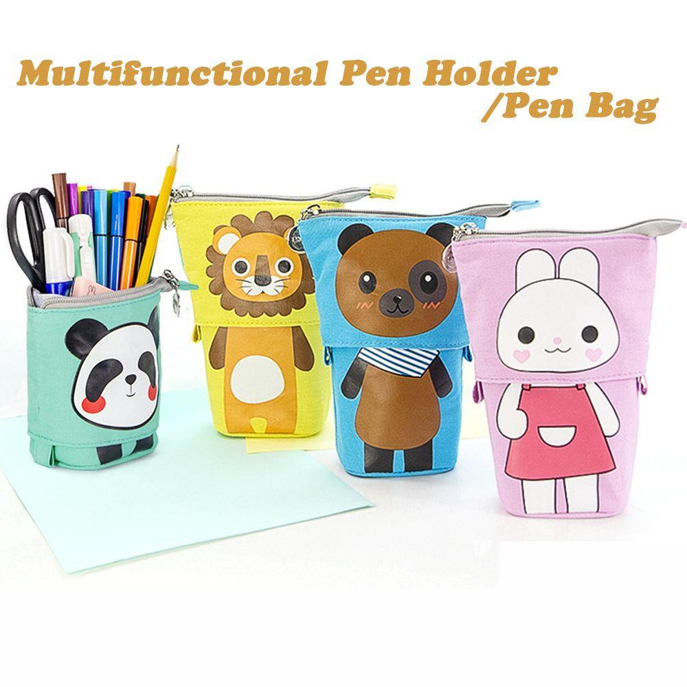 CHOOKEY Túi Đựng Bút Bằng Vải Canvas Thiết Kế Dễ Thương Tiện Dụng Cho Học Sinh