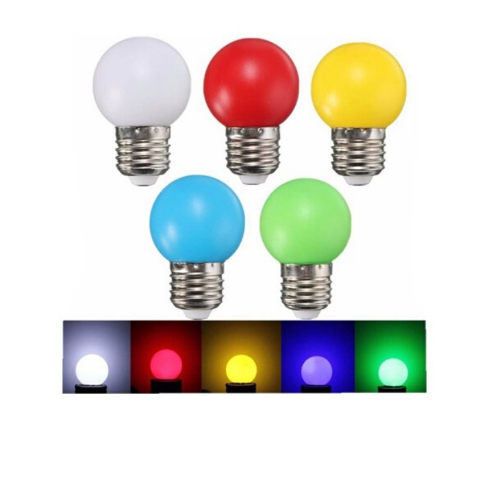 Bóng led trái chanh 3w- nhiều màu