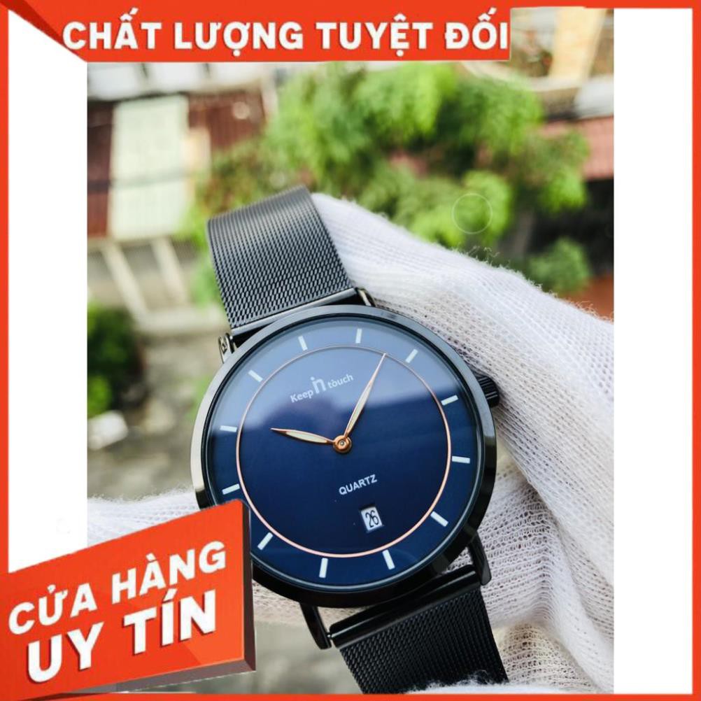 ĐỒNG HỒ NAM KEEP IN TOUCH CHÍNH HÃNG NAM DÂY LƯỚI CAO CẤP (TẶNG KỀM HỘP VÀ PIN , PHỤ KIỆN THÂU DÂY)