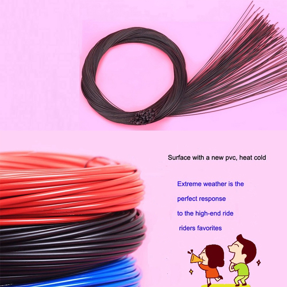 Dây Phanh 1/2/3m 6 Màu 4mm/5mm Cho Xe Đạp Leo Núi