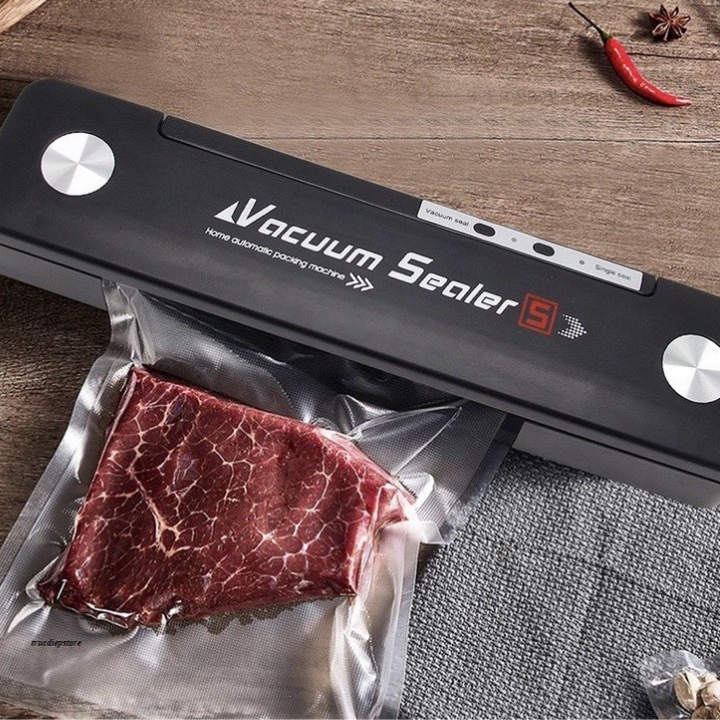 Máy hút chân không thực phẩm kiêm hàn miệng túi Vacuum Sealer  FREESHIP  Công suất lớn hút không khí triệt để