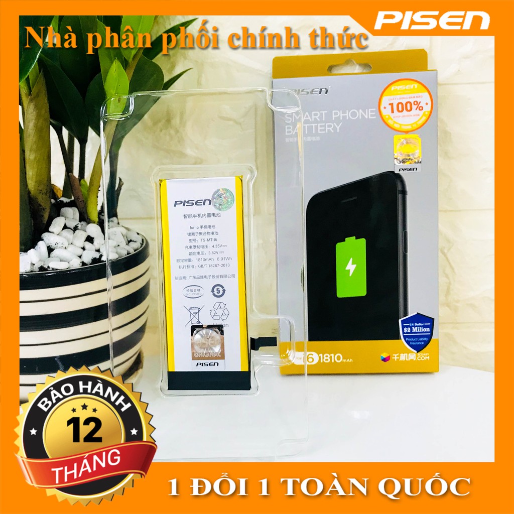 Pin iPhone 6 - Chất lượng cao - Chính hãng Pisen